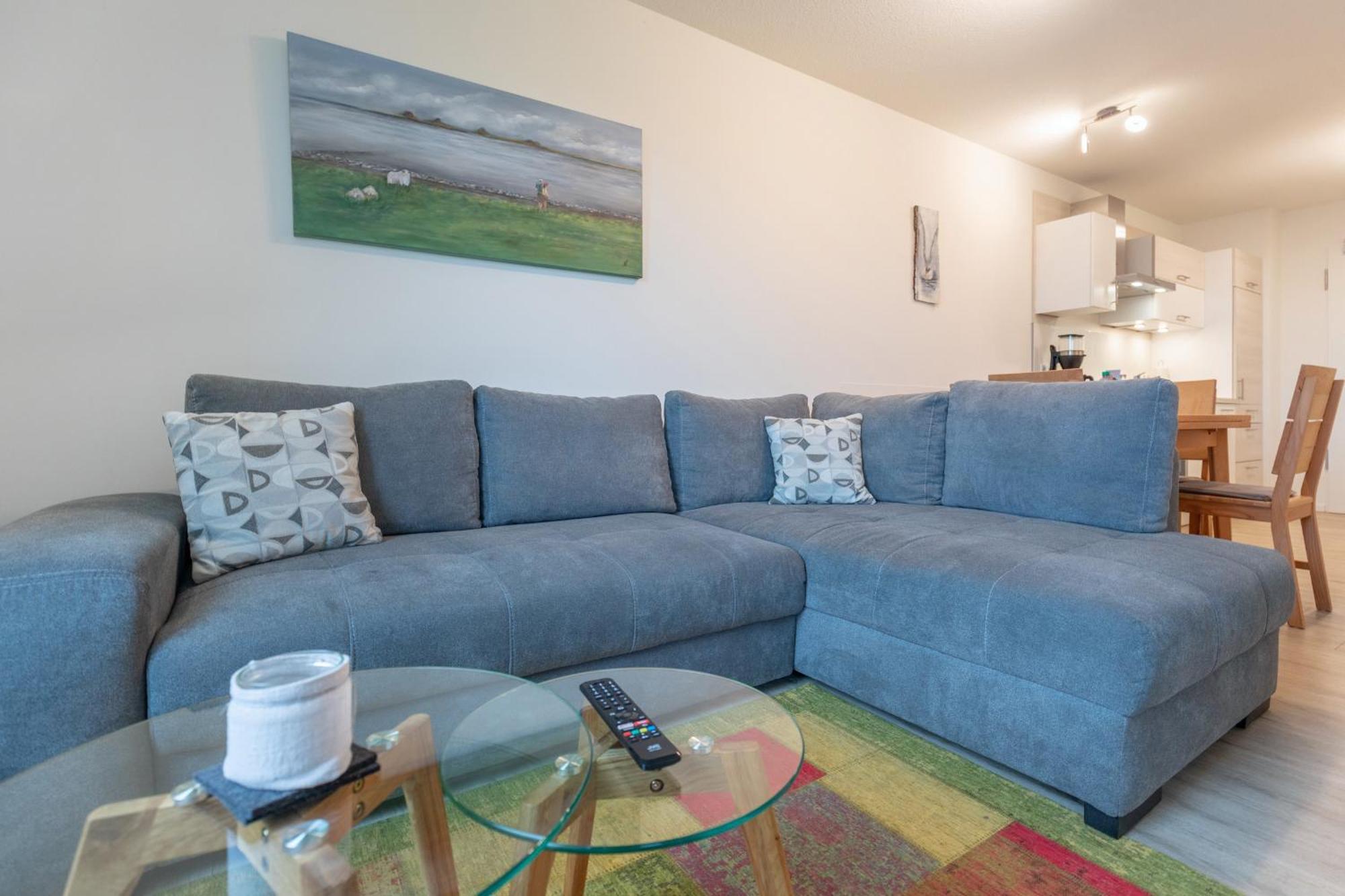 Ferienwohnung "Halligstork" Direkt Am Nordseedeich Mit Blick Auf Den See Nordstrand Exterior foto